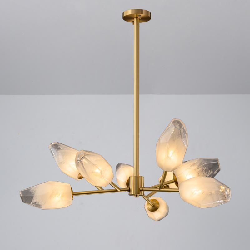 All Copper Creative Restaurant Lighting Villa Penthouse Living Room Chandelier