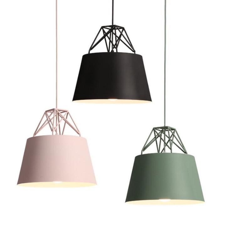 Nordic Style Modern Creative Macaron Funnel Shape Pendant Lights for Wholesale
