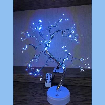 Silver Branch Colored Light Tree Lamp Christian Product for Gc-Lt-0050