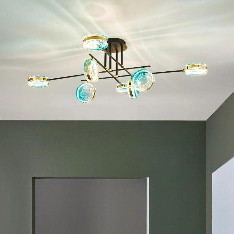 Crystal Glass Pendant Lamp Ceiling Lamp Hotel Lamp Living Room Lamp
