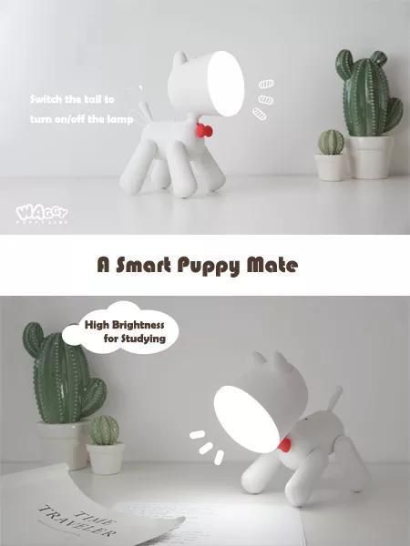 Battery LED Table Decoration Light Gift Dog Modern Lighting Puppy Lamp OEM