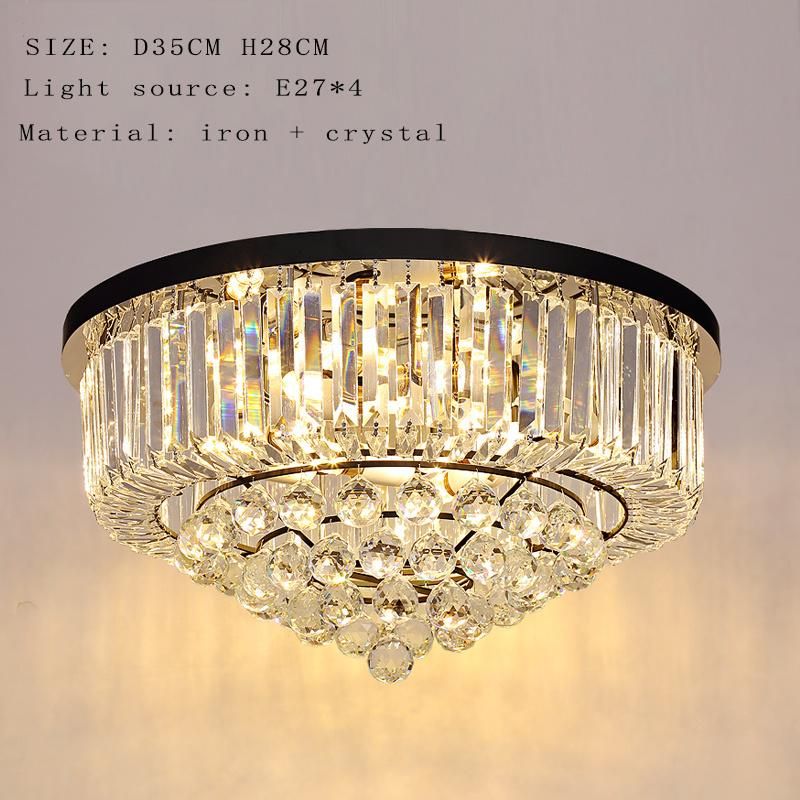 Modern LED Ceiling Lights Fixtures K9 Crystal Lamp for Living Room Ceiling LED Lamp (WH-CA-74)