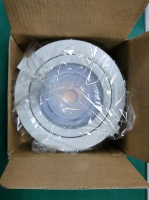 SMD2835 100-240V 15W Round Rotatable Recessed 145mm Diameter 120mm Hole White PBT and Aluminum LED Down Light Spotlight