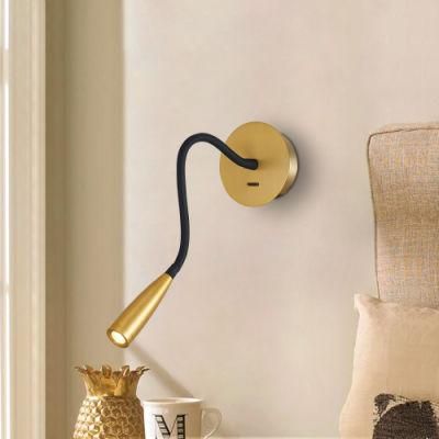 LED Wall Lights Switch Light Lighting for Room Bedside Study Room Night Flexible Wall Light (WH-OR-130)