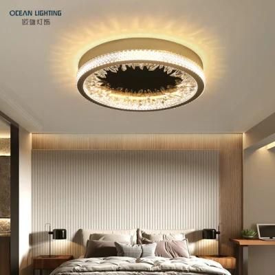 Ocean Lighting Home Decoration Luxury Living Room Lights Gold Aluminum LED Ceiling Lamps