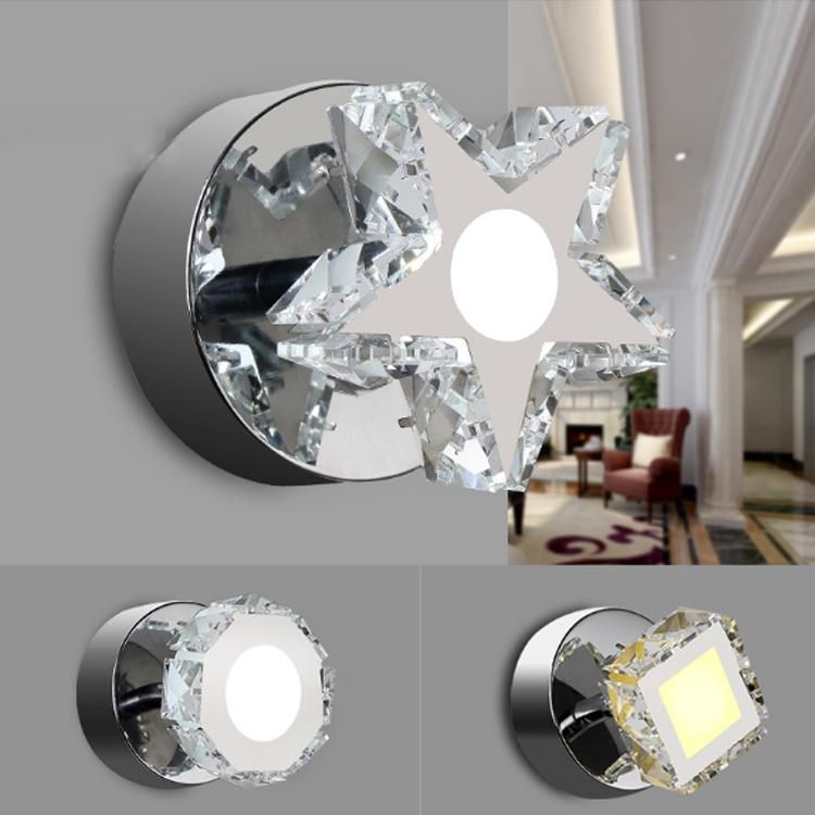 Crystal Star Modern Wall Lamp LED Light