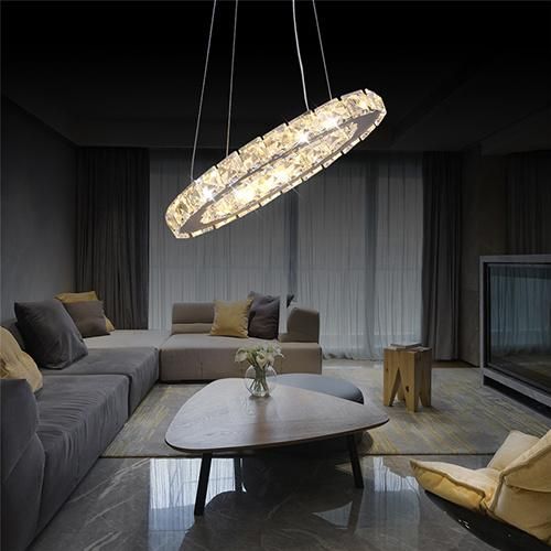 Modern Crystal Hanging Light Chandelier for Indoor Decoration Lighting