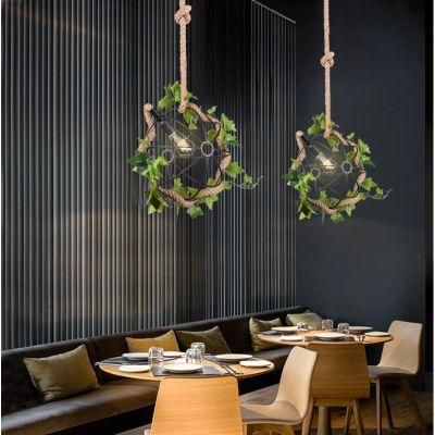Simulation Green Plant Pendant Lamps Creative Modern Simple Plant Hanging Light (WH-VP-147)
