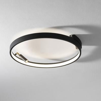 Circle Black Ceiling Lamp Living Room Lamp Bedroom Lamp Hotel Lamp