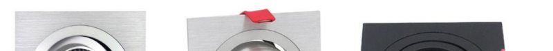 Pure Aluminium Recessed Ceiling Downlight Fitting Spotlight Housing Frame (LT2303B)