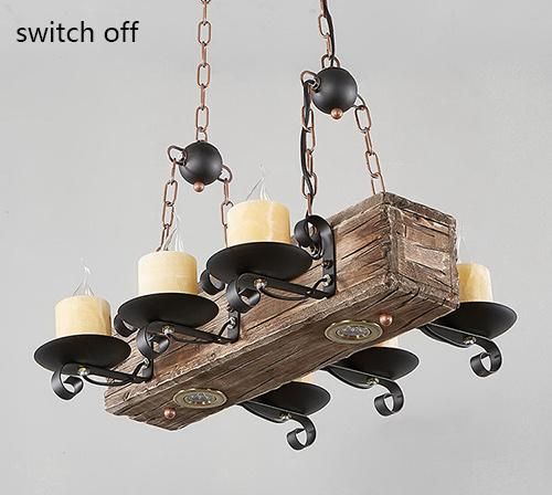 Modern Pendant Lighting Vintage Pendant Light Wood Light for Home Decoration