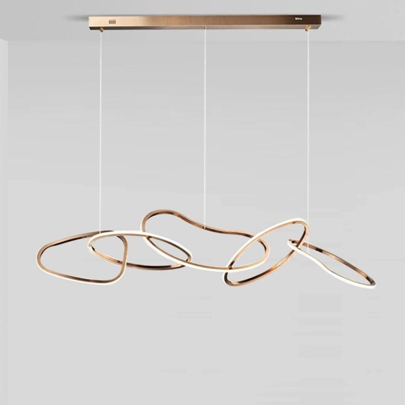 Ribbon Shape Artistic Pendant Lamp Chandelier Dining Room Lamp Bedroom Lamp