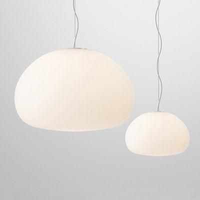 Nordic Pendant Light Minimalist White Restaurant Halfdan White Frosted Glass Pendant Light (WH-AP-343)