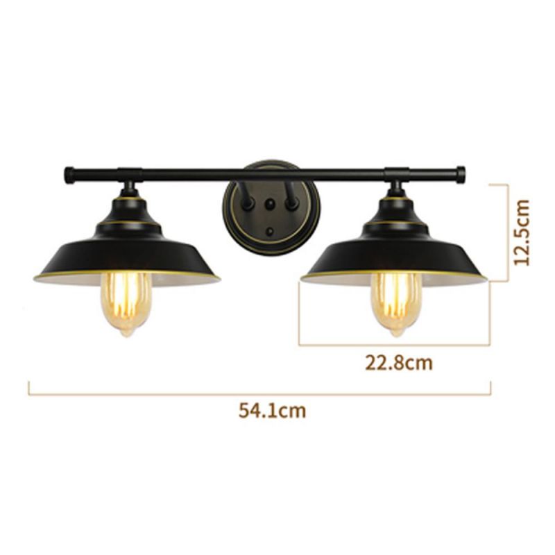 Bathroom Vanity Light 3 Light Wall Sconce Fixture Gooseneck Wall Mount Lamp (WH-VR-107)