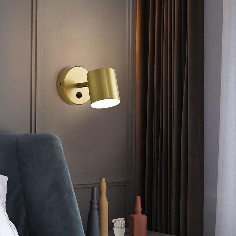 Wall Lamp Ins Wind Bedroom Bedside Living Room Study LED Lamps