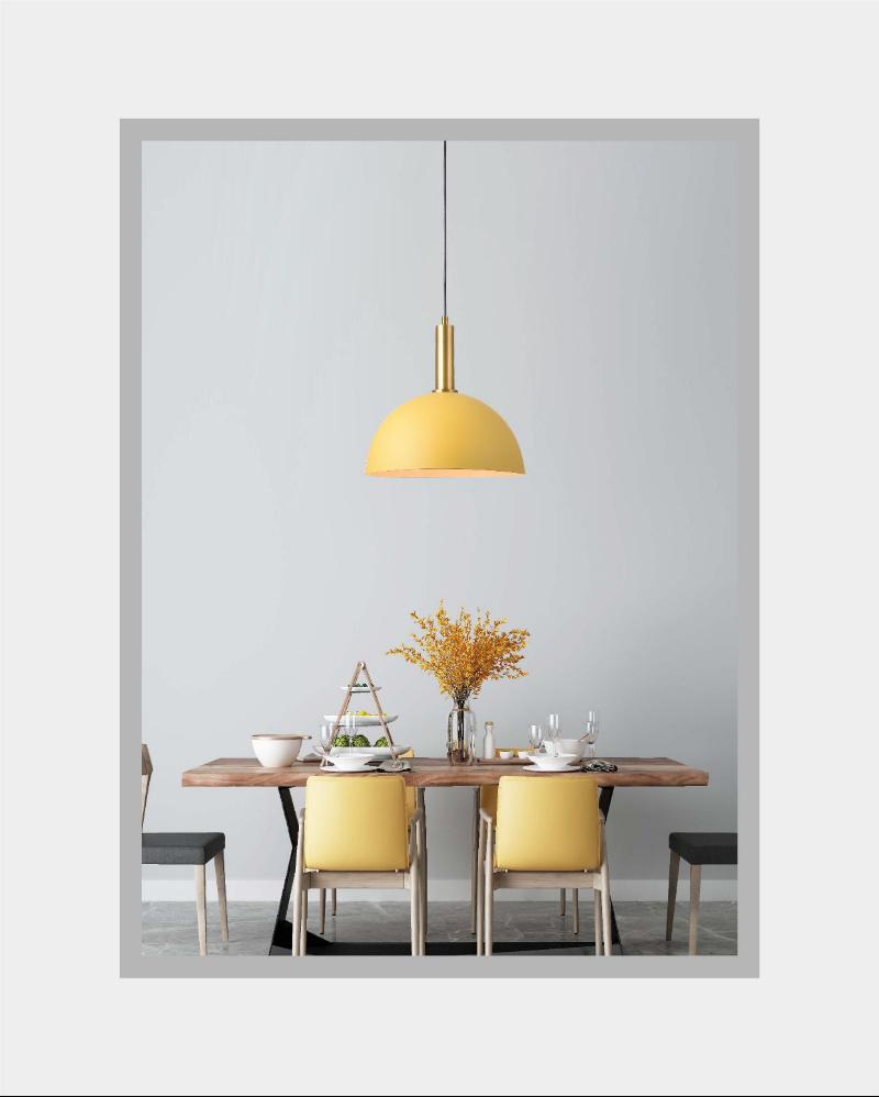 Semicircle Shape Metal Pendant Lamp decoration ceiling hanging light