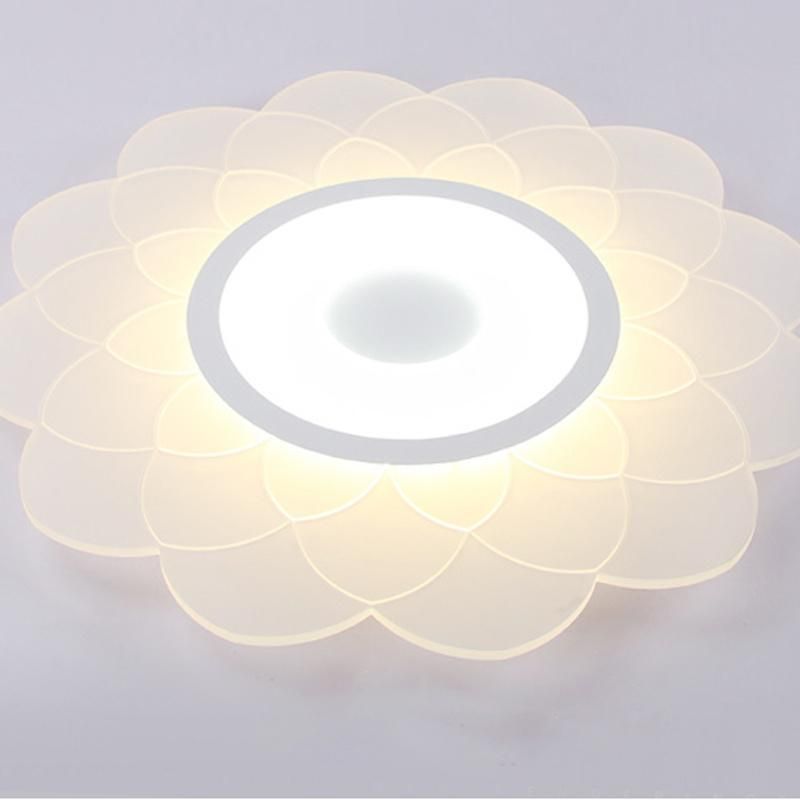Louts Shape Acry Ceiling Light Thin Warm Livingroom Light Bedroom LED Lamp
