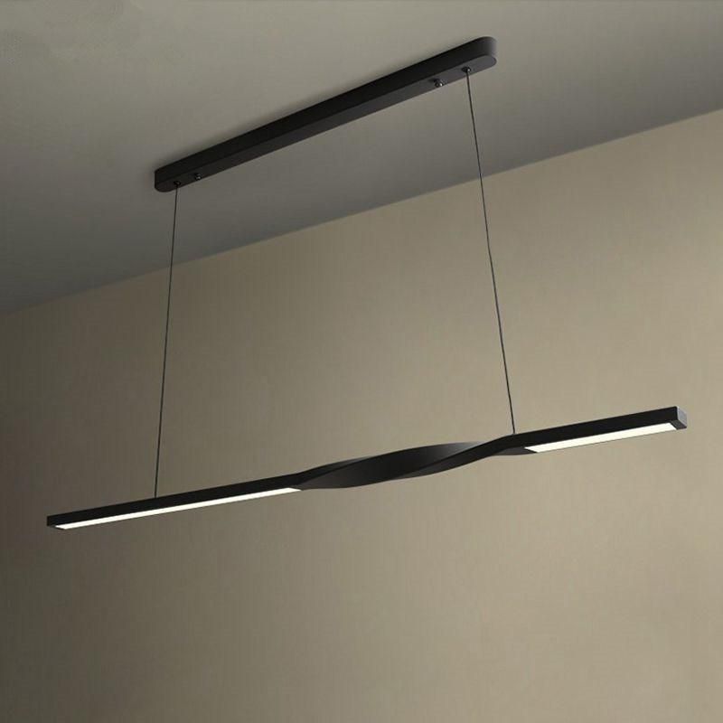 Modern Black Pendant Light for Dining Room Long Pendant Lamp (WH-AP-322)