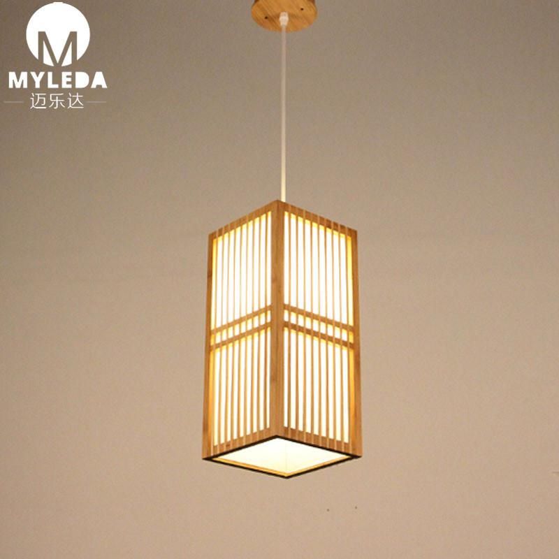 Restaruant Chinese Design Rattan Bamboo Pendant Light