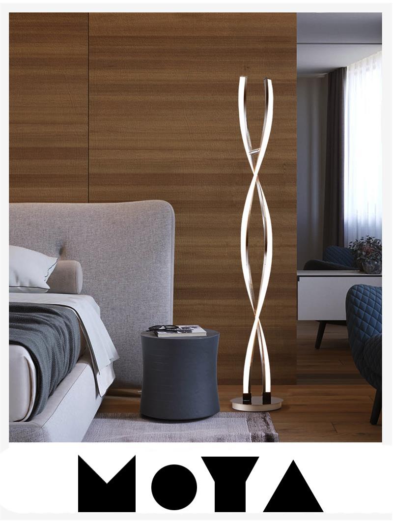 Nordic Modern Interior Design Living Room Double End LED Floor Lamp