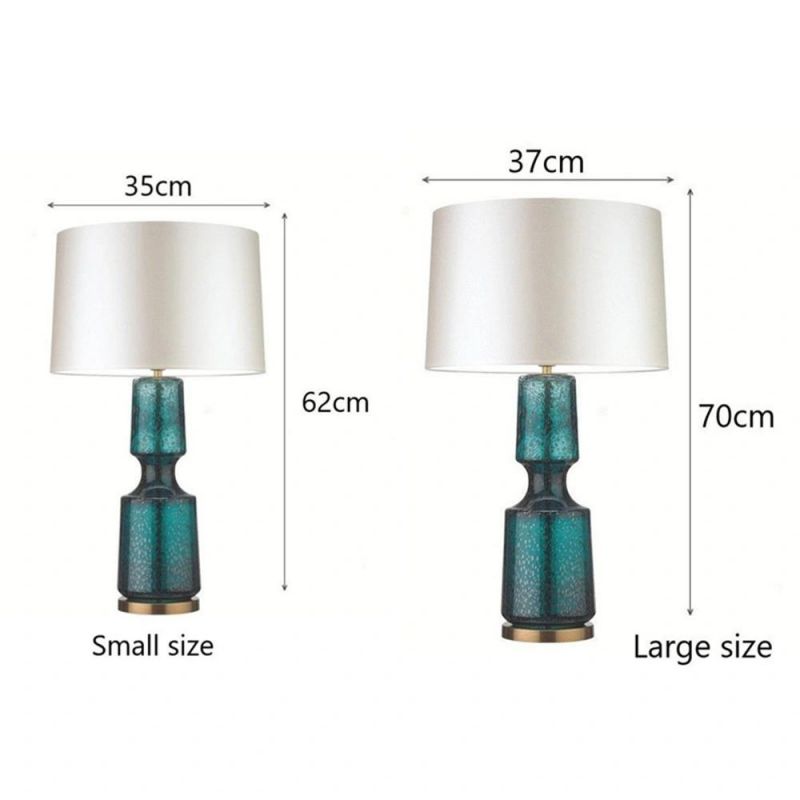 Simple Glass Table Lamp Nordic Designer Living Room Bedroom Decor Lamp Studio Home Decor Ceramic Table Light Fixtures