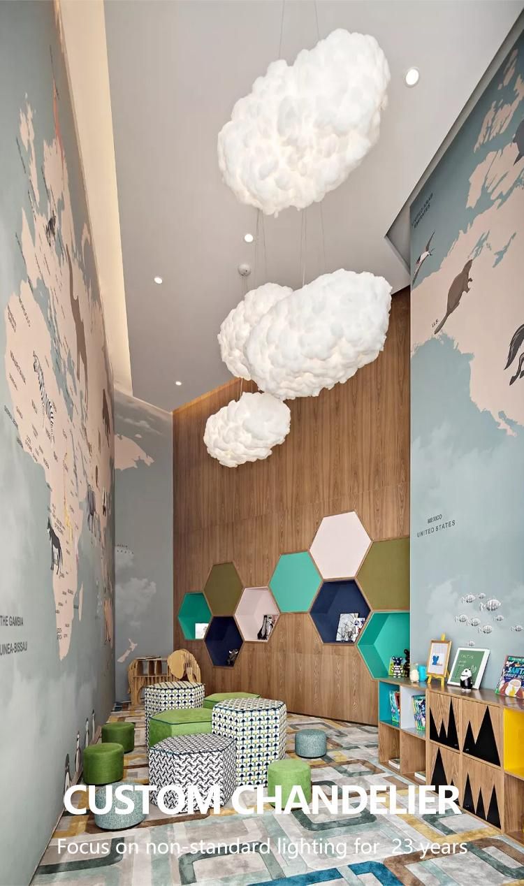 Nordic Style Minimalist Decoration Bedroom Living Room LED Chandelier