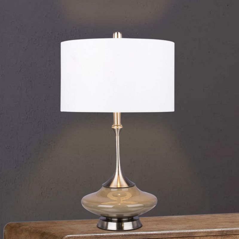 Modern Bedside Acrylic Desk Light USB Rechargeable Touch Glass Crystal LED Table Lamp for Dinner Wedding Home Decor