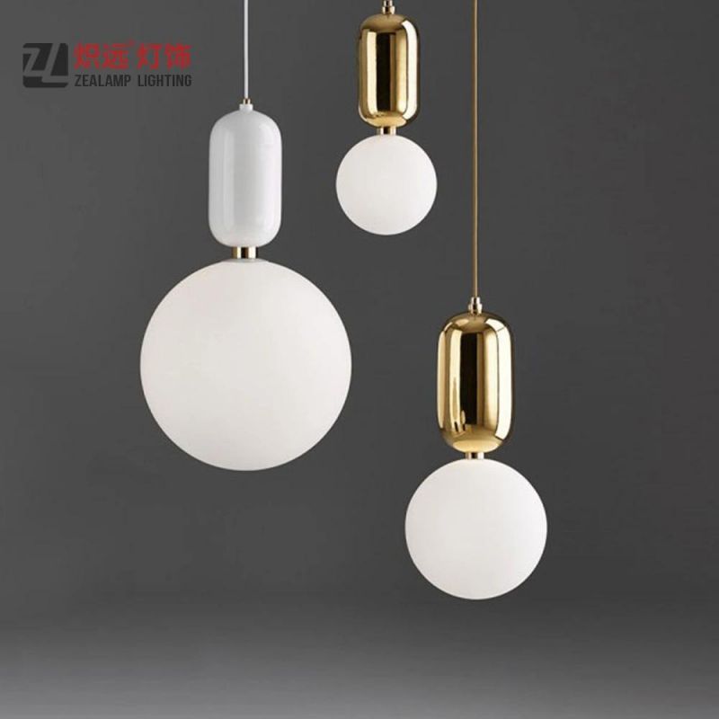 Interior Nordic Dining Room Lighting Laundry Glass Pendant Light