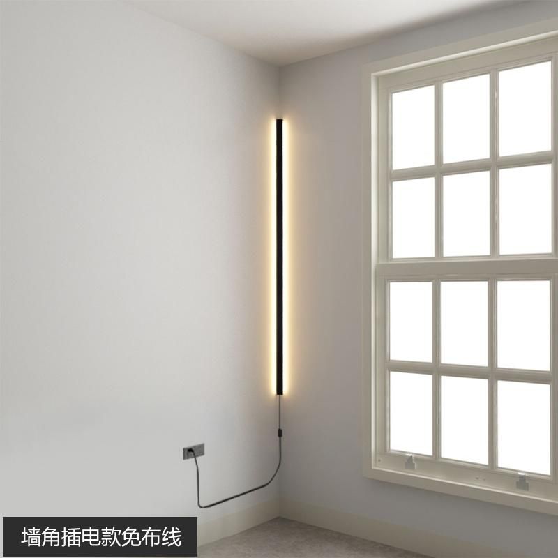 Modern Minimalist Wall Lamp Indoor Simple Line Light Wall Sconces Corner LED Wall Lamp (WH-OR-37)