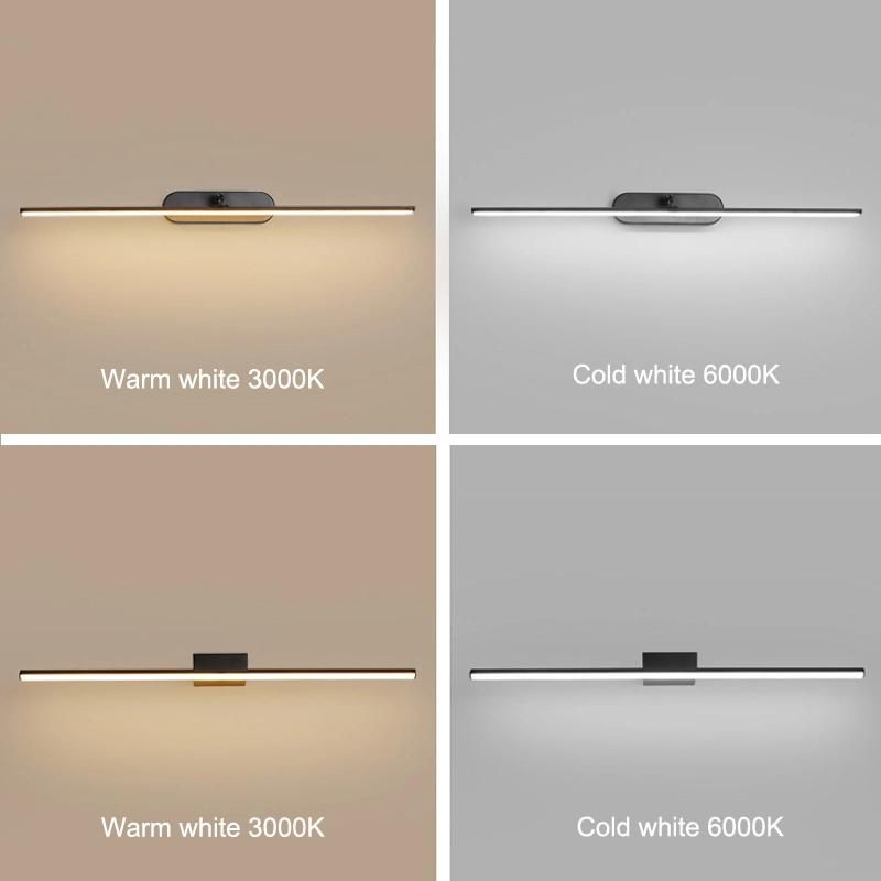 Modern LED Linear Light Acrylic Material for Bathroom Wall Lamp