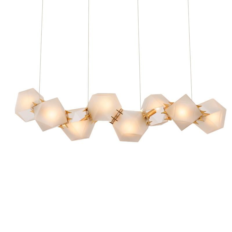 Creative Splicing Design Style Chandelier Hotel Lobby Exhibition Pendant Lamp