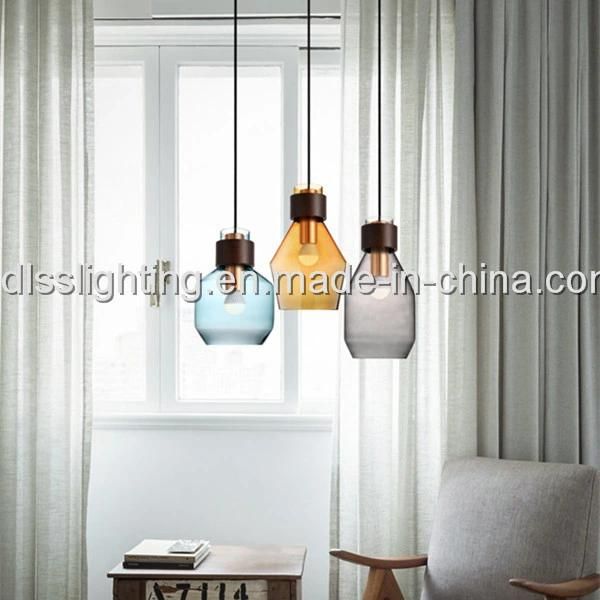 Decoration Indoor Lighting Modern Color Glass Pendant Lamps