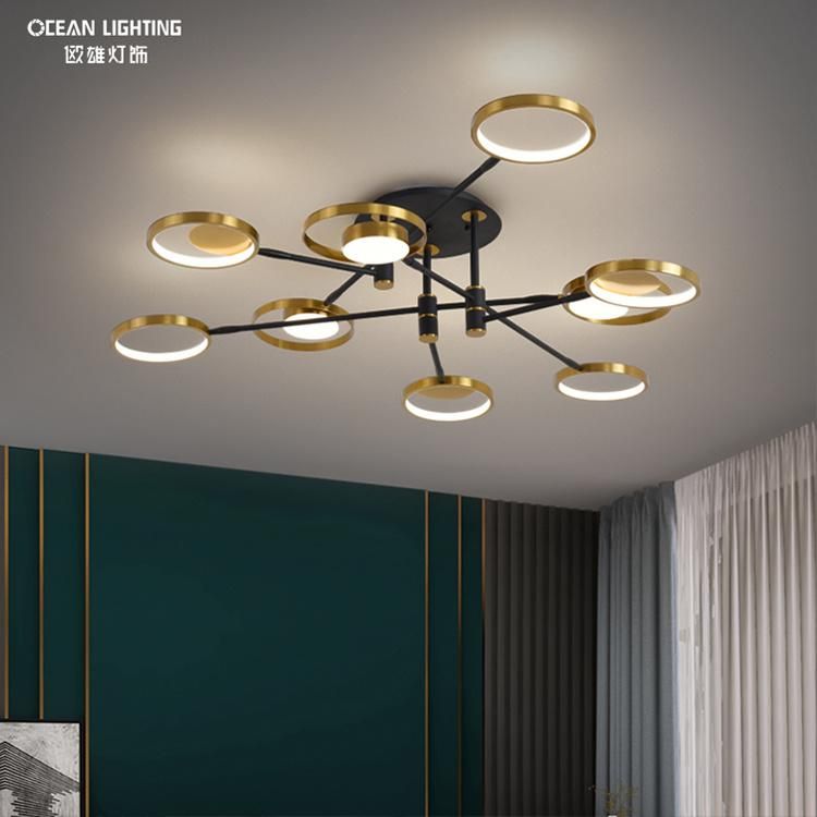 Ocean Lighting Fancy Lighting Gold Luxury Pendant Lamp Ceiling Light