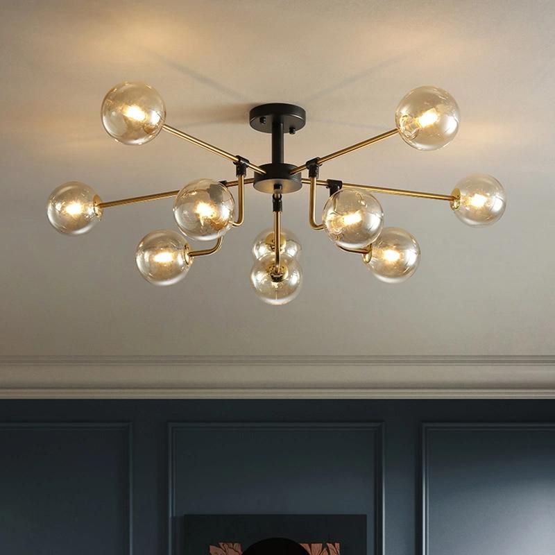 Nordic Simple Living Room Ceiling Lamp Modern Style Creative Light Luxury Bedroom Dining Room