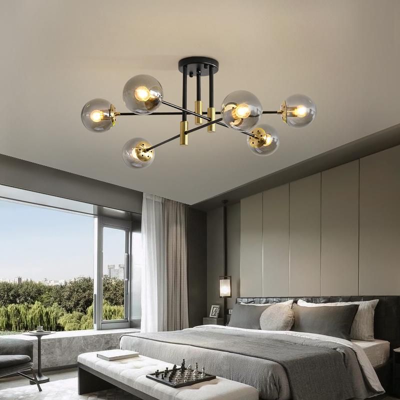 Nordic Magic Bean LED Chandelier Molecular Light Retro Ceiling Lamp (WH-LA-28)