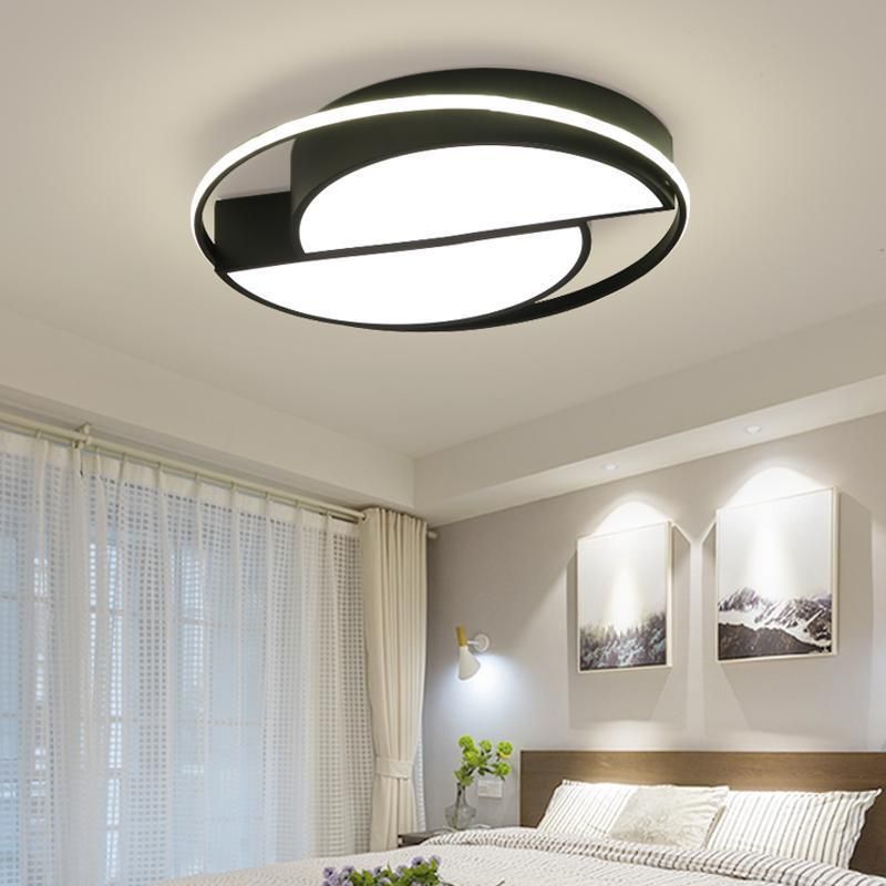 Round LED Light Fixtures with Modern Simplism Indoor Ceiling Light