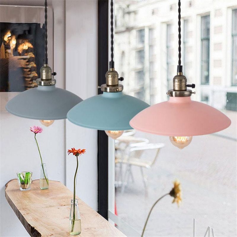 Nordic Metal Pendant Lamps Creative Store Bar Thorvald Industrial Vintage Cord Pendant Light (WH-AP-351)