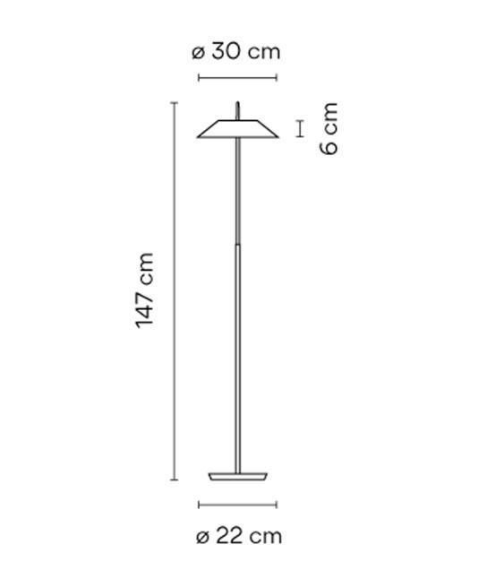 Modern Floor Lamp for Living Room Contemporary Lamp Bedside Lamp Mayfair Floor Lamp (WH-MFL-169)