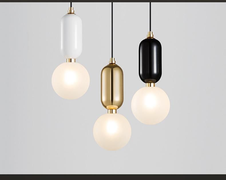 Nordic Modern Simple Glass Ball Pendant Lamp