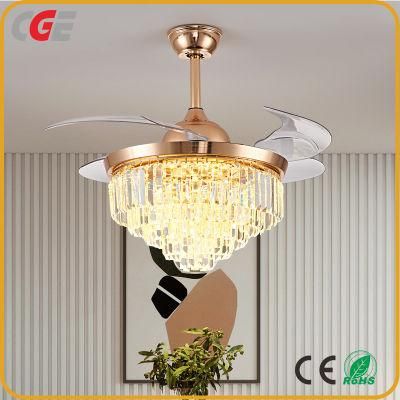 Wholesale Modern Ceiling Fan Light Invisible Ceiling Fan Light with Remote Control for Home