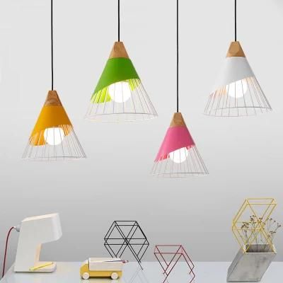 Aluminum Pendant Lamp Black Color E27 Indoor Decoration Light