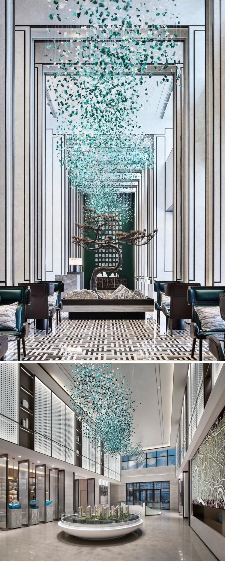 European Style Big Hotel Hanging Wedding Modern Luxury Custom Project Chandelier Light