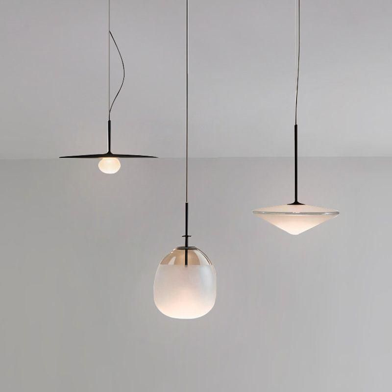 Modern Frosted Glass Pendant Lamp LED Lights for Restaurant Apartment Creative Style Design Pendant Lamp (WH-AP-152)