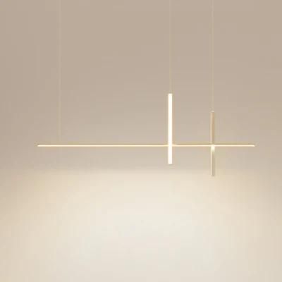 Dining Room Chandelier Modern Simple New Nordic Long Strip Chandelier