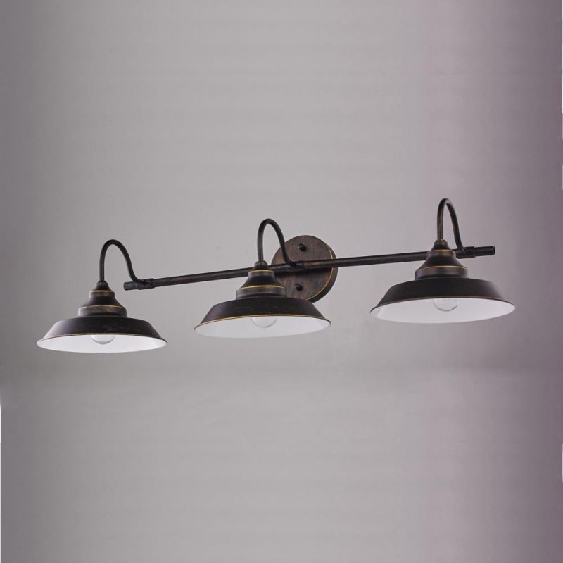 Bathroom Vanity Light 3 Light Wall Sconce Fixture Gooseneck Wall Mount Lamp (WH-VR-107)