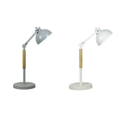 Domestic and Office Table Lamp Modern Decorative Luminous LED Metal Desk Lamp with Pen Holder for Study Room Bedroom