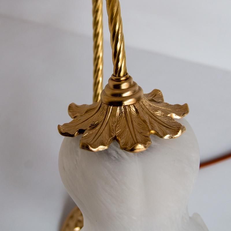 Metal Flower Design Retro Table Lamp Desk Lamp Reading Light Hotel
