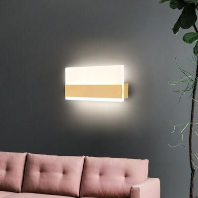 Simple Modern Bedside Light Creative Personality Circular Living Room LED Decorative Wall Lamp