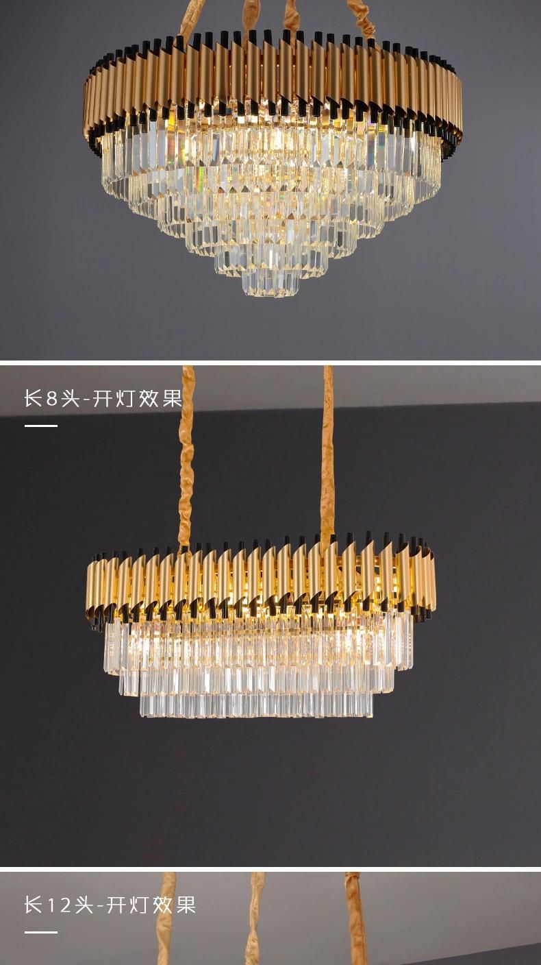 Home Lighting Crystal Pendant Light K5 for Indoor Light Restaurant Bedroom Decorative