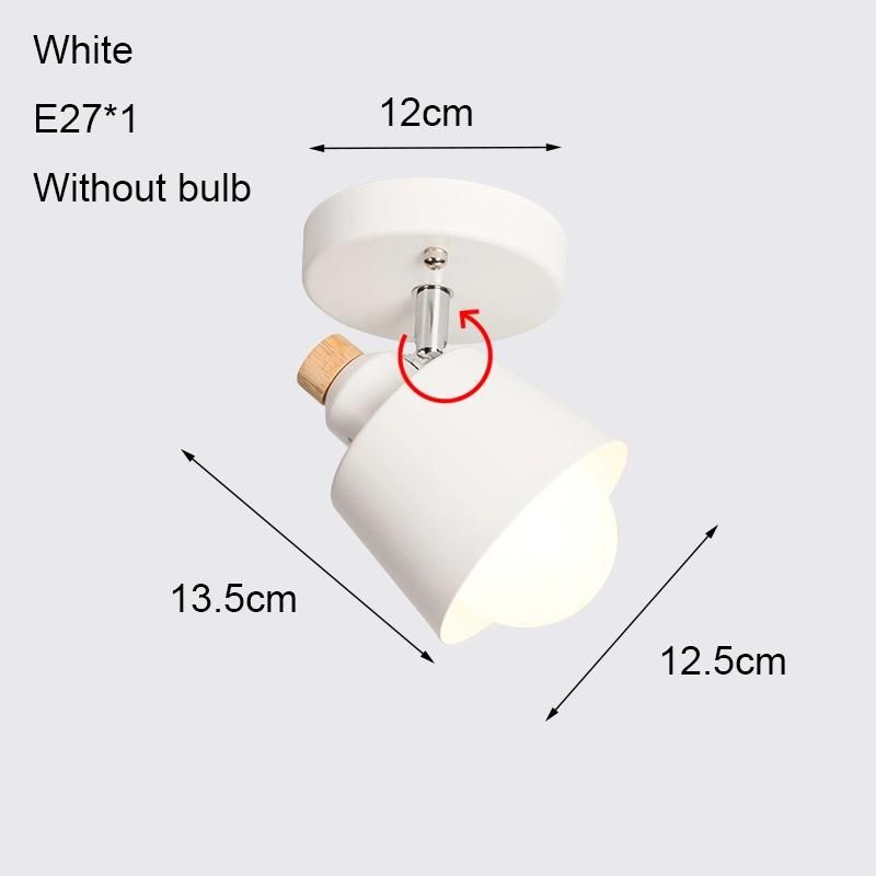 Wooden Ceiling Lamp Modern LED Ceiling Light for Bedroom Living Room Corridor Kitchen Indoor Lighting (WH-WA-21)